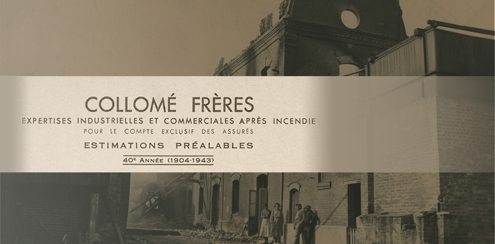 Amédé Collomé, inspecteur général du Phenix, ayant compris la nécessité de voir se régler de façon amiable l’indemnisation des sinistres, a voulu créer en 1888 à Marseille une société d’expert d’assurés chargée de représenter leurs intérêts de façon contradictoire, face aux experts désignés par les compagnies d’assurance.  Etabli à Paris en 1904, « Amédé Collomé et ses Fils » devenu  « Cabinet Collomé Frères » a pu, cinq générations durant, démontrer la qualité de son savoir-faire sur le territoire national, puis dans les Dom-Tom, et enfin à l’étranger.